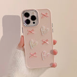 Cifeeo-gifts Pink Love Bow Phone Case