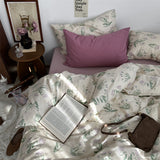 Cifeeo-ins 100% Cotton Bedding Set French Princess Style Duvet Cover Bedclothes Bedspread Pillowcases Flat Sheets Soft Comforter Sets
