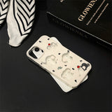 Cifeeo-gifts Creamy Cute Hollow Elephant Phone Case