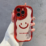 Cifeeo-gifts Fashionable Curved Edge Smiley Phone Case