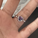 Cifeeo-Vintage Jewelry Y2K Style Y2K Crystal Rings Kpop Heart Adjustable Ring Irregular Geometry Punk Vintage Rings Set for Women Girls New Fashion Jewelry