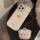 Cifeeo-gifts Puppy Plush Lanyard Phone Case