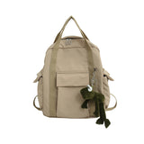 Cifeeo-back to school gifts Luxury School Backpack Women Cute Frog Backpack Waterproof Bagpack School Bags Teenage Girls Nylon Travel Bag Mochila Feminina