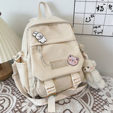 Cifeeo-back to school gifts Multi-purpose Trendy Small Backpack Women Ins Tooling Cute School Bag for Teenage Girls Korean Japanese Harajuku Women's Bookbag