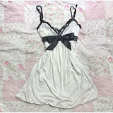 Cifeeo-Vintage Y2K casual cute women's dress vintage sweet streetwear fashion slim Harajuku emo girls punk summer grunge suspender V-neck dres