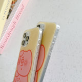 Cifeeo-gifts Cartoon Pink Pig Bell Pendant Phone Case