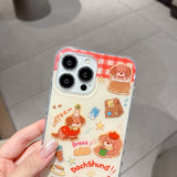 Cifeeo-gifts Cute Cartoon Afternoon Tea Dachshund Phone Case
