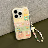 Cifeeo-gifts Fresh Lace Cute Fried Egg Cat Phone Case