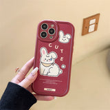 Cifeeo-gifts Cartoon Red Rabbit Phone Case