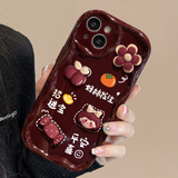 Cifeeo-gifts Kawaii Flower Girl Phone Case