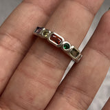 Cifeeo-Vintage Jewelry Y2K Style Y2K Crystal Rings Kpop Heart Adjustable Ring Irregular Geometry Punk Vintage Rings For Women Girls New Fashion Jewelry