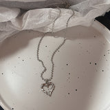 Cifeeo-Vintage Jewelry Y2K Style Butterfly Star Necklace For Women New Trend Vintage Simple Love Heart Pendant Elegant Party Jewelry Birthday Gifts