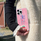 Cifeeo-gifts Girly Pink Tomato Butterfly Phone Case