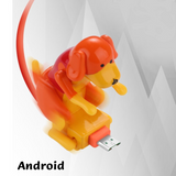 Cifeeo-gifts Moving Puppy Mobile Phone Data Cable