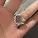 Cifeeo-Vintage Jewelry Y2K Style Y2K Crystal Rings Kpop Heart Adjustable Ring Irregular Geometry Punk Vintage Rings Set for Women Girls New Fashion Jewelry