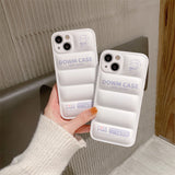 Cifeeo-gifts Trendy Puffer Jacket Airbag Phone Case