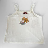 Cifeeo-Vintage Casual Streetwear vintage Cute Puppy Pattern Print Women's Crop Top Harajuku Aesthetic Y2K Sweet Hip Hop Rock Fashion White Tops