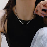 Cifeeo-Vintage Jewelry Y2K Style Vintage Exquisite Star Charms Pendant Necklaces Trendy Jewelry 2023 Cool Y2k Star Chains Choker For Women Party