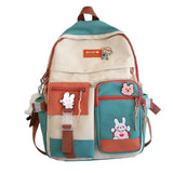 Cifeeo-back to school gifts Large Capacity Women Backpack 2021 New Mori College Couple School Backpacks Retro Simple 15.6inch School Bags for Teenage Girls