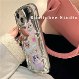 Cifeeo-gifts Kawaii Kitten Mirror Phone Case