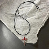 Cifeeo-Vintage Jewelry Y2K Style Vintage Fashion Leather rope Star Pendant Necklace For Women Men Antique Silver Color Jewelry Accessories Y2k Aesthetic