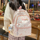 Cifeeo-back to school gifts Schoolbag female Korean version of high school students backpack middle school students small fresh simple backpack 2025 new