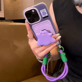 Cifeeo-gifts Purple Monster Bracket Phone Case