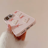 Cifeeo-gifts Pink Love Bow Phone Case