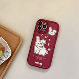 Cifeeo-gifts Cartoon Red Rabbit Phone Case