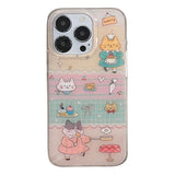 Cifeeo-gifts Fresh Lace Cute Fried Egg Cat Phone Case