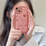 Cifeeo-gifts Girly Pink Heart Phone Case