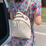 Cifeeo-back to school gifts Small Schoolbag Women's Backpack 2020 Luxury Brand Designed Solid Female Rucksack Back Shoulder Bag Mochila Bags Wholesale