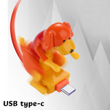 Cifeeo-gifts Moving Puppy Mobile Phone Data Cable