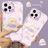 Cifeeo-gifts Kawaii Cartoon Big Ear Rabbit Phone Case