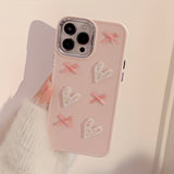 Cifeeo-gifts Pink Love Bow Phone Case