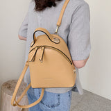 Cifeeo-back to school gifts Small Schoolbag Women's Backpack 2020 Luxury Brand Designed Solid Female Rucksack Back Shoulder Bag Mochila Bags Wholesale