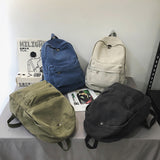 Cifeeo-back to school gifts High-capacity Tooling Ins Canvas Women's Backpack for Girls Boys Cute High School Bags for Teens New Women Backpacks Mochila