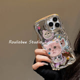 Cifeeo-gifts Kawaii Kitten Mirror Phone Case