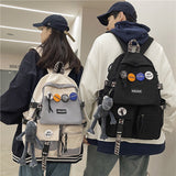 Cifeeo-back to school gifts Tooling Men Women Backpack 2025 Female Large Capacity School Backpacks for Teens Harajuku Student School Bags Fashion Korean New
