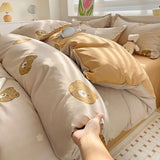 Cifeeo-2025 Spring Bedding Set Summer Bedding Set 2025 Ins Twin Queen Duvet Cover Flat Sheet Pillowcase No Filler Girl Boys Hotel Home Bed Linens