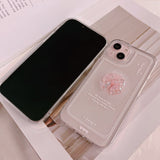 Cifeeo-gifts Clear Crystal Bow Phone Case