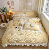 Cifeeo-spring comforter sets Chic Girl Ruffle Bedding Set