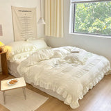 Cifeeo-spring comforter sets Chic Girl Ruffle Bedding Set