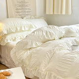 Cifeeo-spring comforter sets Chic Girl Ruffle Bedding Set