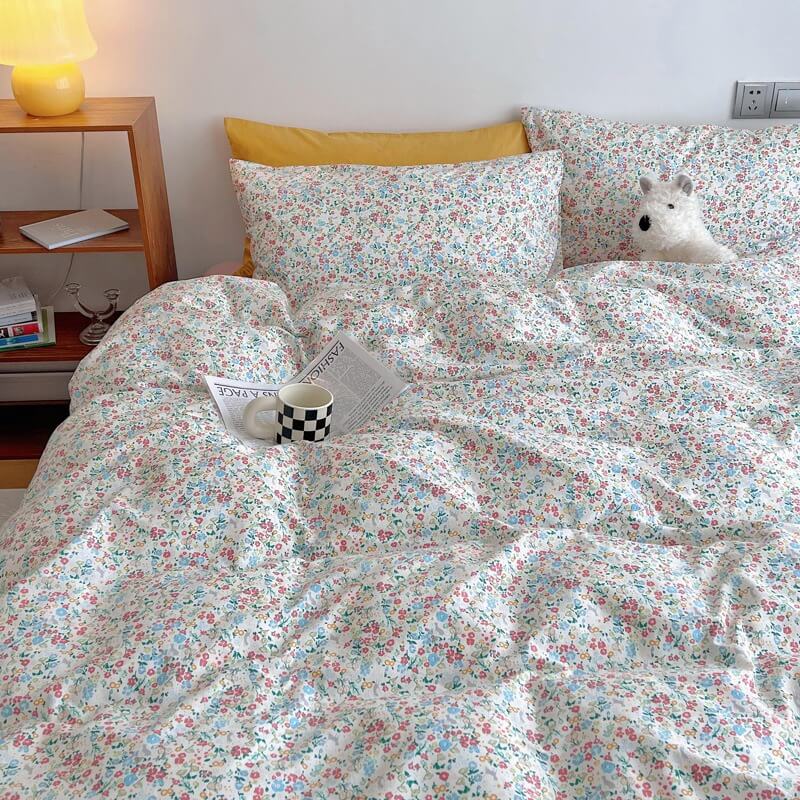 Cifeeo-spring comforter sets Cottagecore Grandma Bedding Set