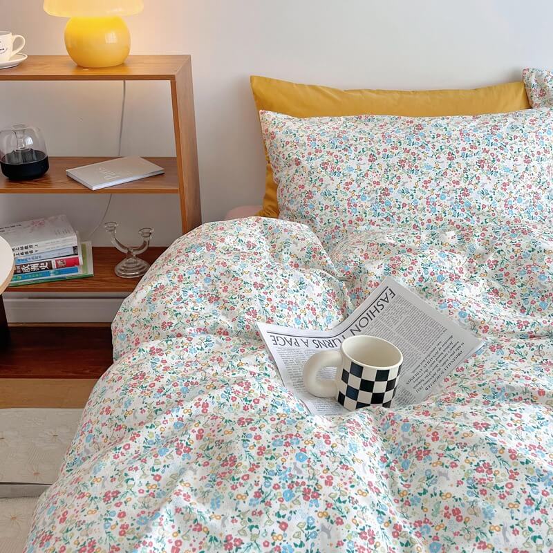 Cifeeo-spring comforter sets Cottagecore Grandma Bedding Set