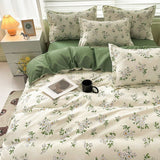 Cifeeo-spring comforter sets Vintage Chamomile Flower Bedding Set