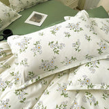 Cifeeo-spring comforter sets Vintage Chamomile Flower Bedding Set