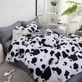 Cifeeo-spring comforter sets Cow Print Bedding Set