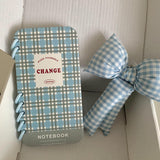 Cifeeo-gifts Simple Blue And Pink Checkered Notebook Phone Case